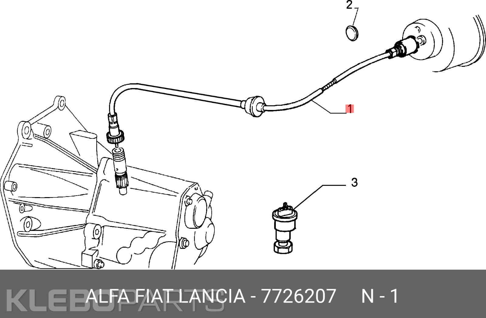 AKRON-MALÒ 25150 spidometro trosas Fiat Tipo Tempra Dedra 7726207 8 AKRON-MALÒ 25150 spidometro trosas Fiat Tipo Tempra Dedra 7726207 - Image 8