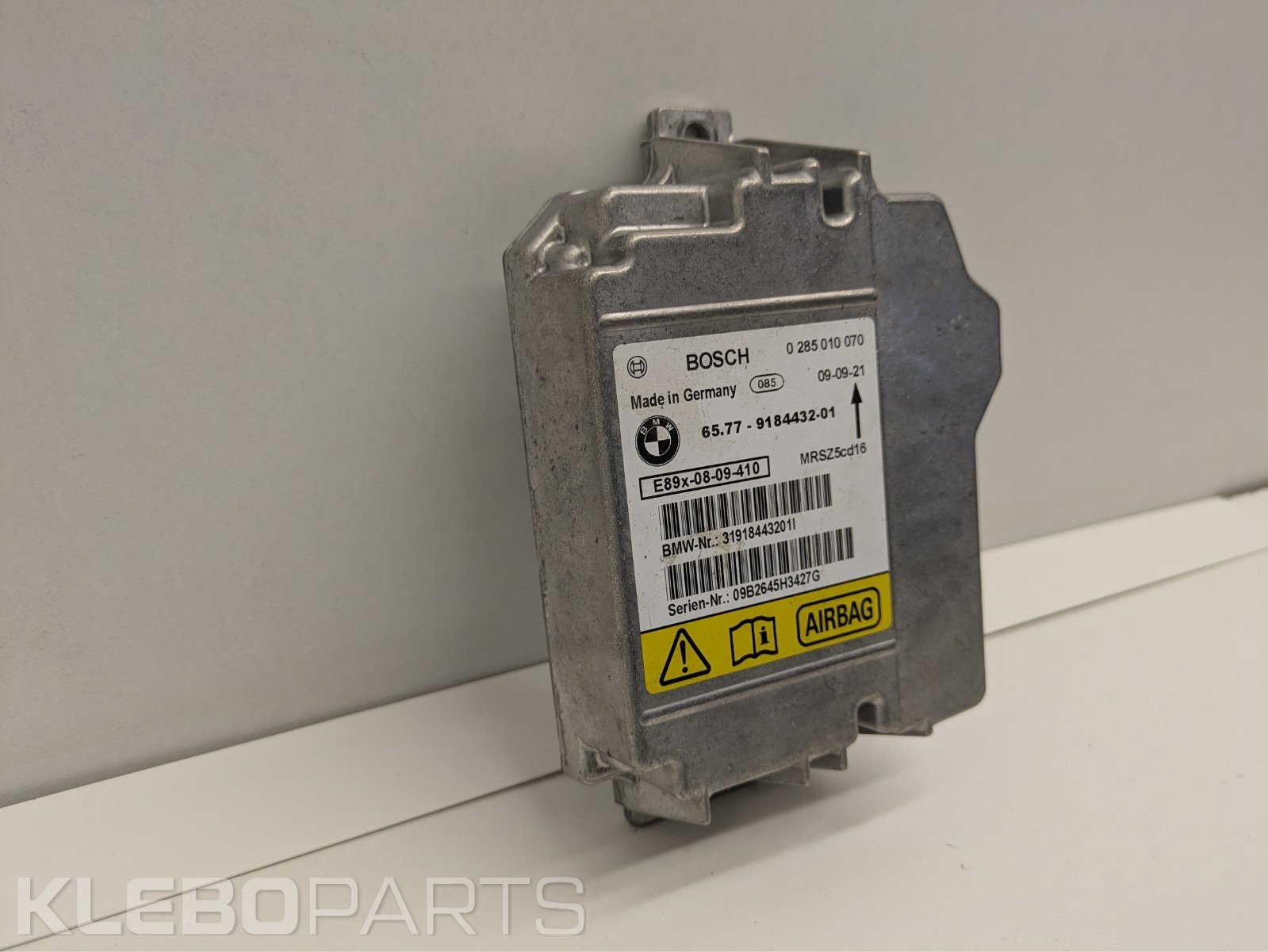 BMW 1 3 serija E81 E87 E90 E91 SRS valdymo modulis 9184432 / 65779184432 5 BMW 1 3 serija E81 E87 E90 E91 SRS valdymo modulis 9184432 / 65779184432 - Image 5