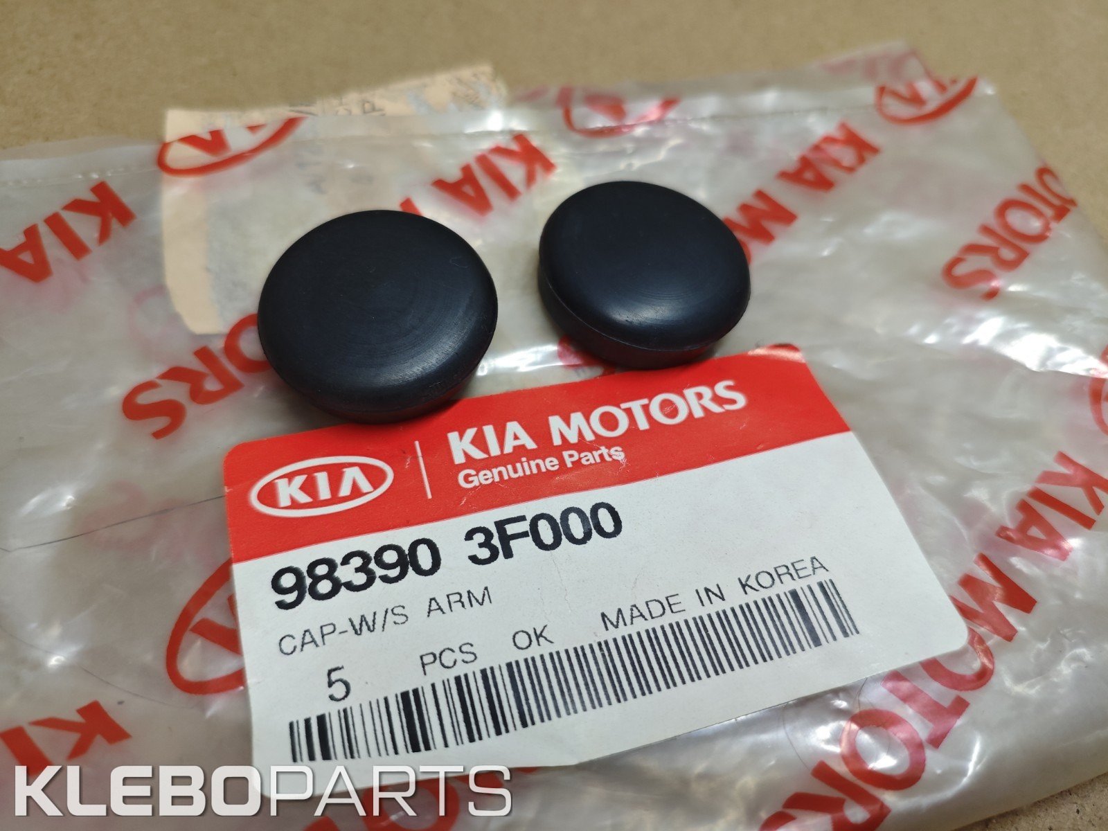 2× KIA / Hyundai valytuvų rankenėlės dangteliai 983903F000