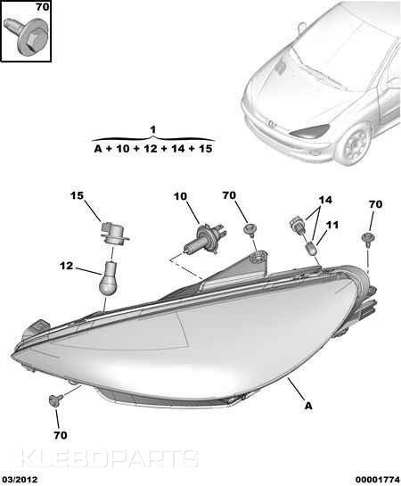 Citroen Saxo Peugeot 206 Partner gabaritų lemputės laikiklis 621539 OEM 11 Citroen Saxo Peugeot 206 Partner gabaritų lemputės laikiklis 621539 OEM - Image 11