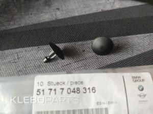 10X Genuine MINI BMW From 2001 Tail Lid Upper Clip 51717048316 7048316