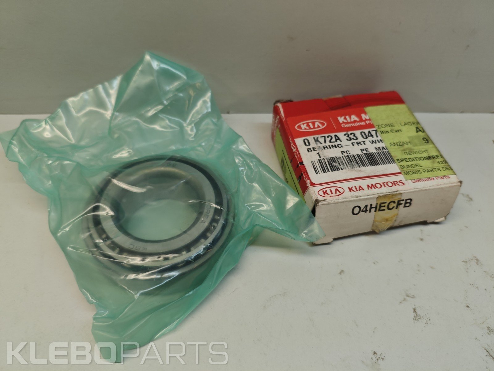 Kia Carnival 1998–2005 priekinio rato guolis 0K72A33047 1 Kia Carnival 1998–2005 priekinio rato guolis 0K72A33047