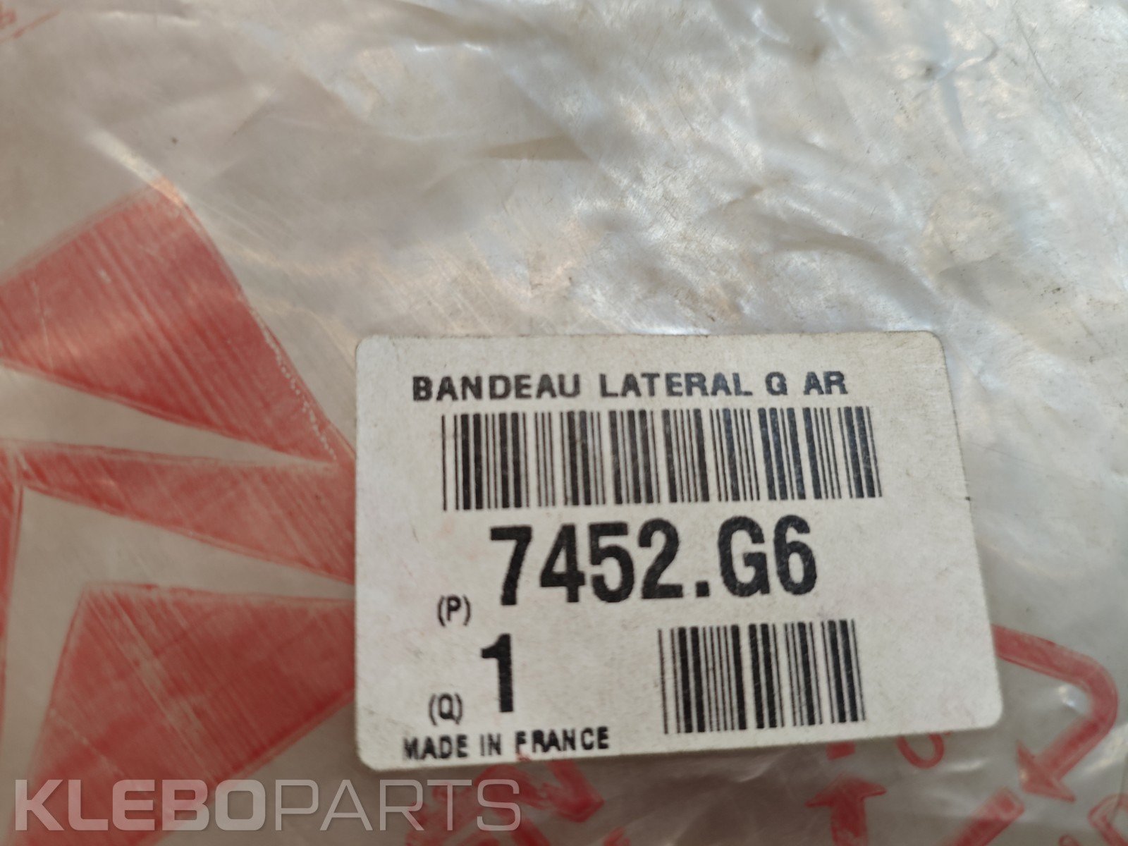 Citroën Xsara 1997–2006 galinio buferio kairys kampo apsauginis moldingas 7452G6 16 Citroën Xsara 1997–2006 galinio buferio kairys kampo apsauginis moldingas 7452G6 - Image 16