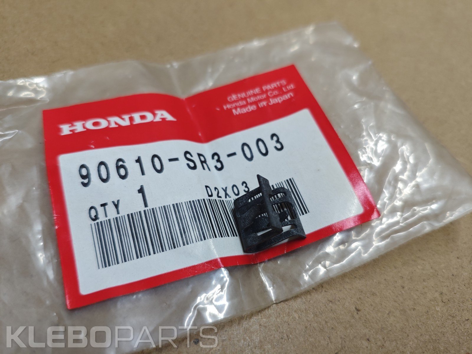 Honda dekoratyvinis klipsas 90610-SR3-003 1 Honda dekoratyvinis klipsas 90610-SR3-003