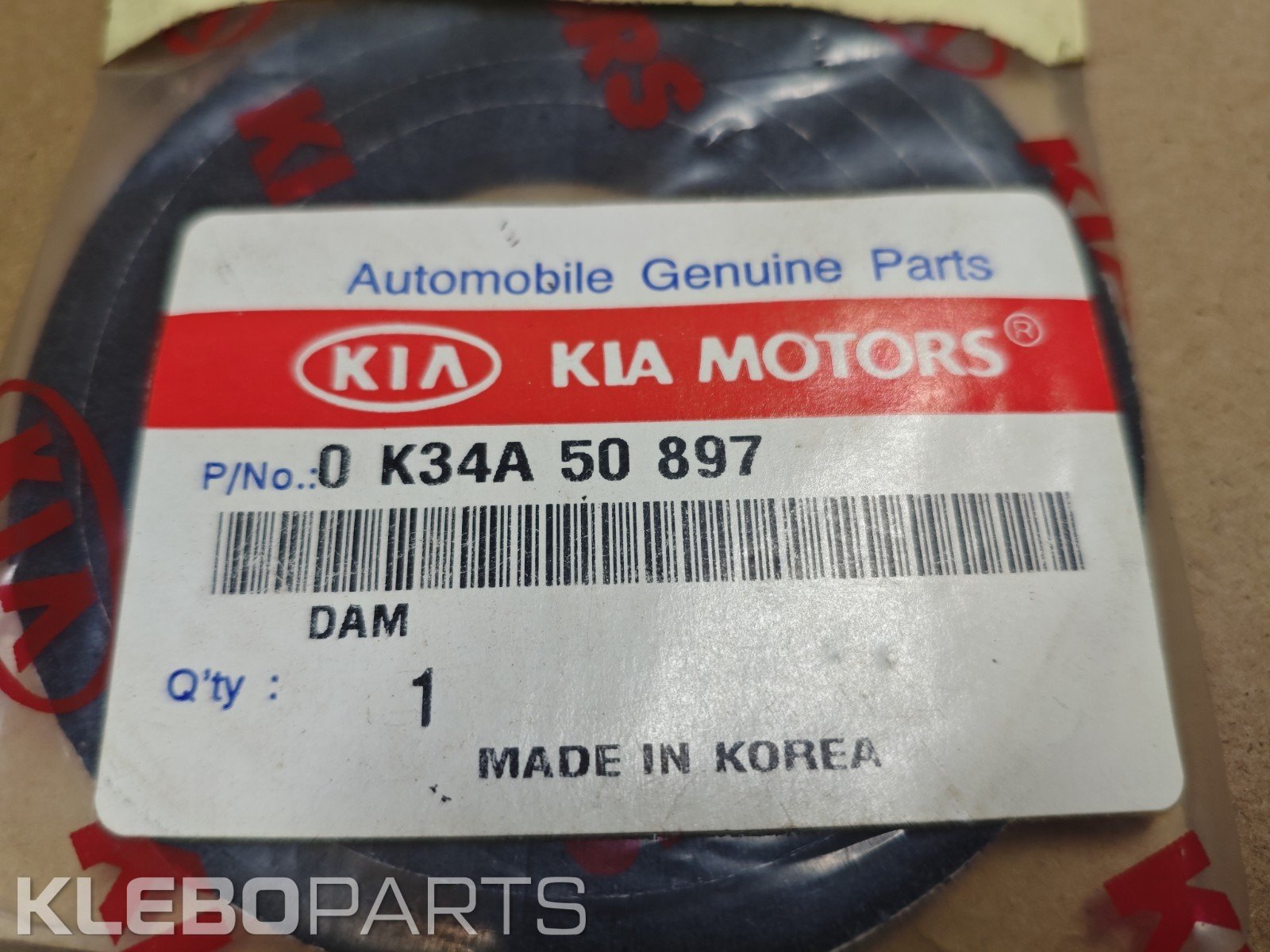 KIA RIo 00-05 NEW Rear Querter Glass DAM Seal 0K34A50897 Genuine 6 KIA RIo 00-05 NEW Rear Querter Glass DAM Seal 0K34A50897 Genuine - Image 6