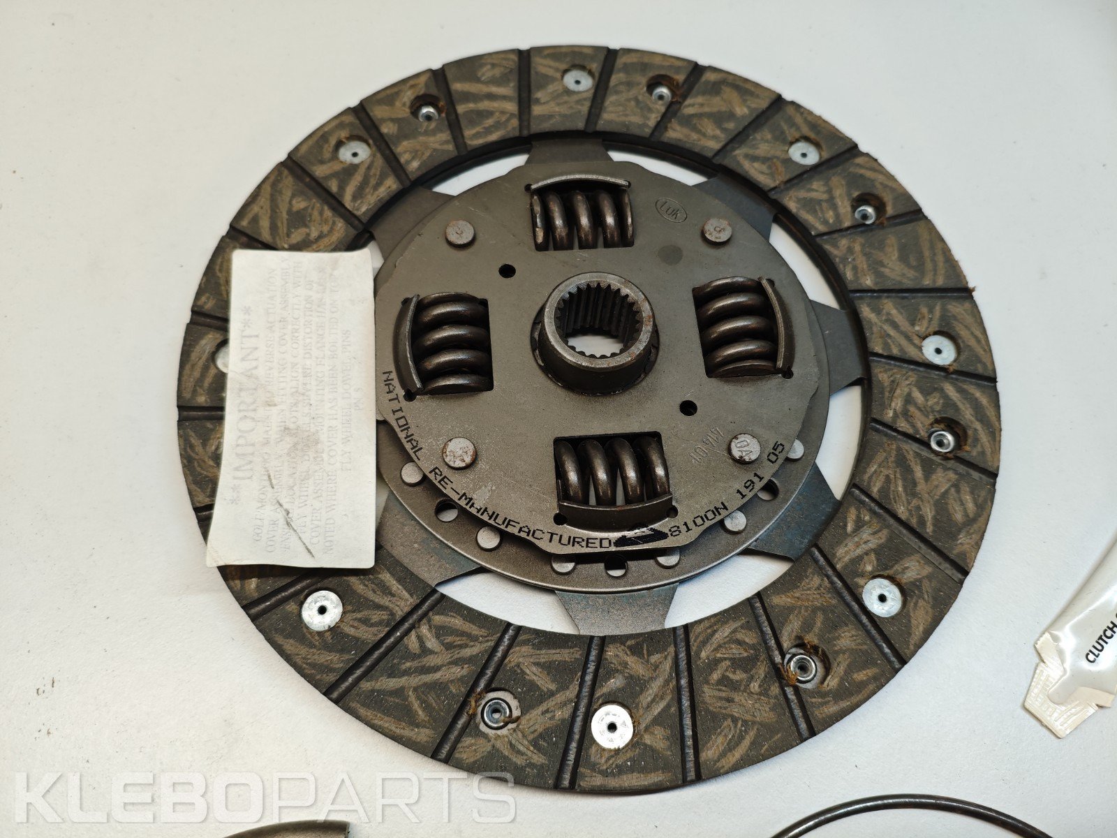 VW Caddy Golf Jetta 1.8 1982–1999 sankabos diskas 210 mm National NCK145 4 VW Caddy Golf Jetta 1.8 1982–1999 sankabos diskas 210 mm National NCK145 - Image 4