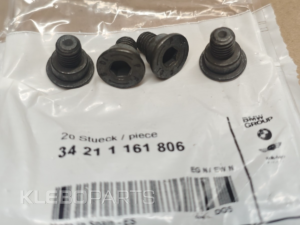 4X Genuine BMW MINI RR Disc Brake Rotor Set Screw M8X14 34211161806 OEM