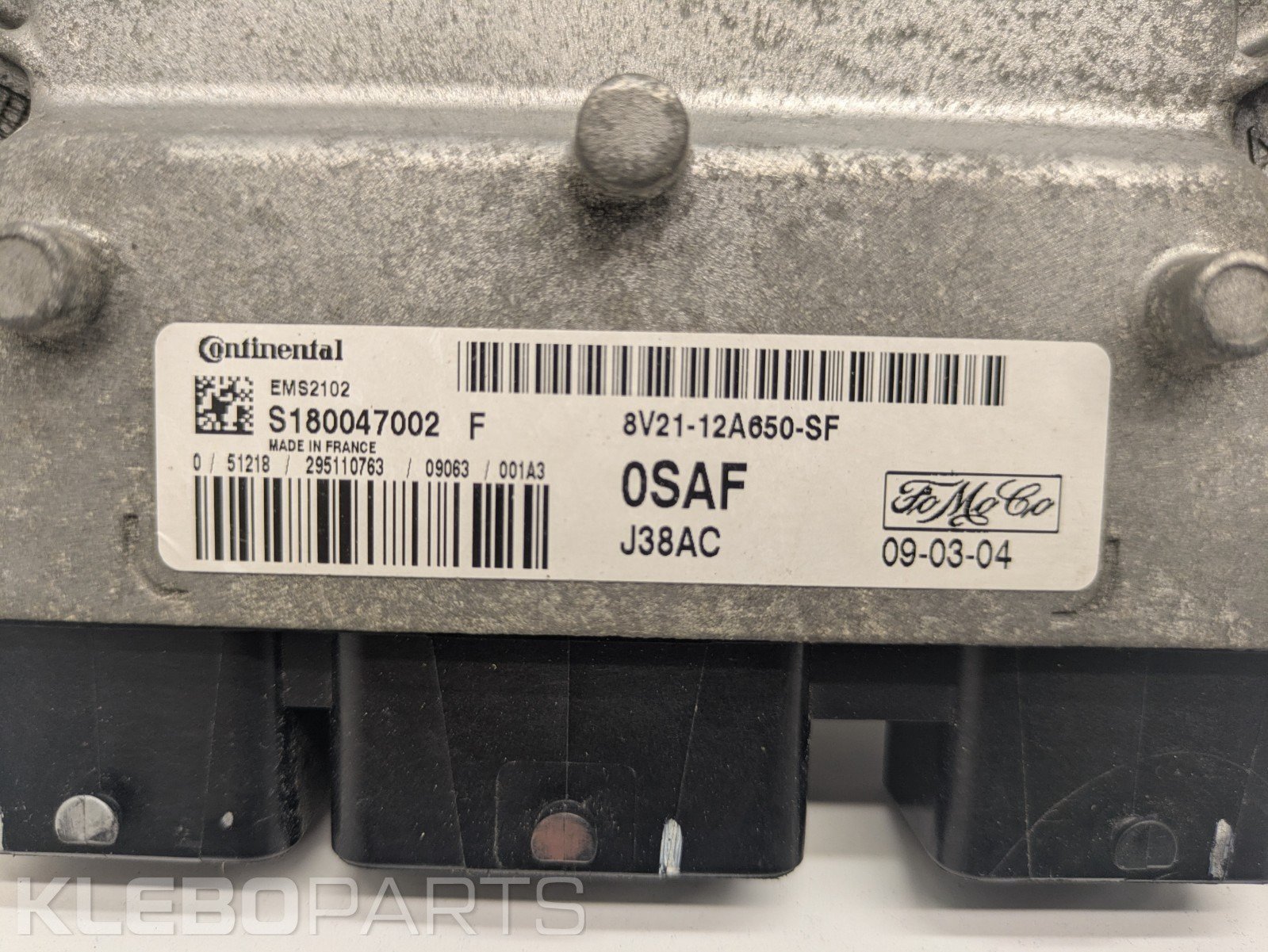 Ford Fiesta 2008–2012 1.2 benz. variklio ECU 8V21-12A650-SF 5 Ford Fiesta 2008–2012 1.2 benz. variklio ECU 8V21-12A650-SF - Image 5
