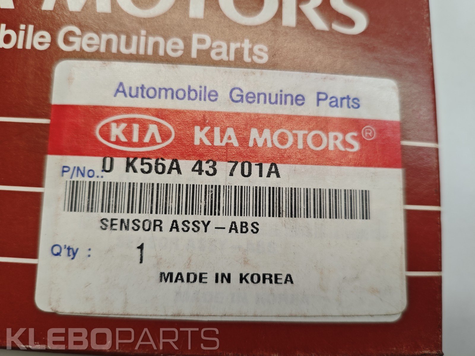 Kia Carnival Sedona 1999–2005 ABS greičio daviklis 0K56A43701A 8 Kia Carnival Sedona 1999–2005 ABS greičio daviklis 0K56A43701A - Image 8