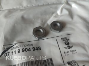 2X GENUINE BMW MINI MOTO HEX NUT M8.05 07119904948 OEM