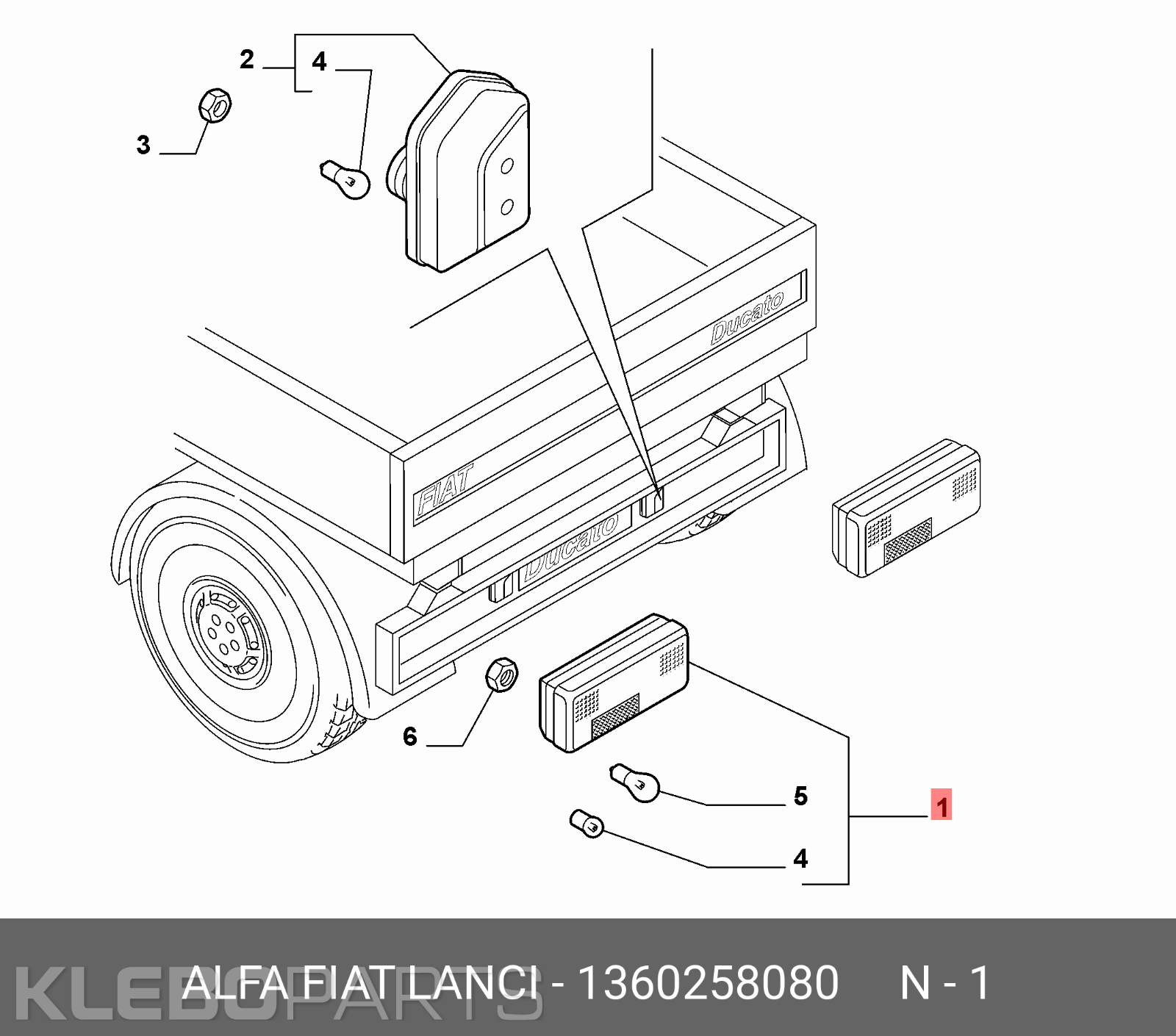 Ducato Boxer Jumper Daily 1994–2006 naujas galinis žibintas 0352095D 0352096D 1360258080 14 Ducato Boxer Jumper Daily 1994–2006 naujas galinis žibintas 0352095D 0352096D 1360258080 - Image 14