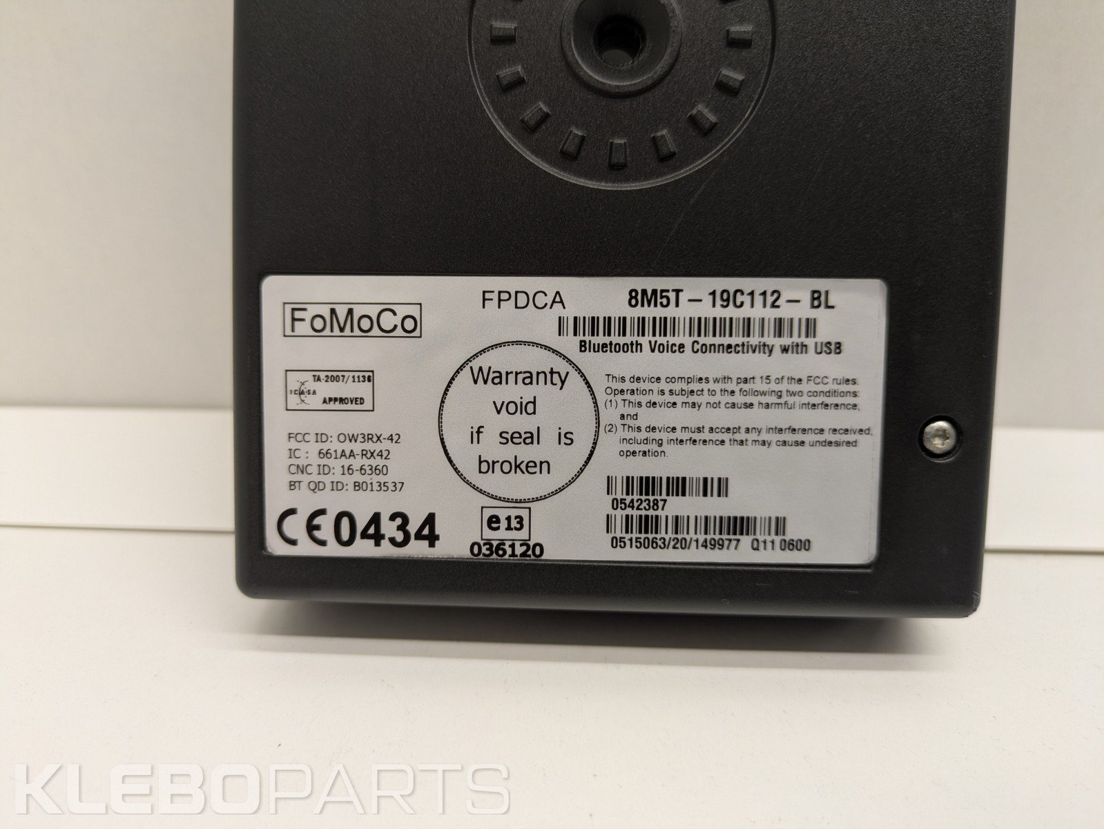 Ford Fiesta 2008–2012 Bluetooth valdymo modulis 8M5T-19C112-BL 3 Ford Fiesta 2008–2012 Bluetooth valdymo modulis 8M5T-19C112-BL - Image 3