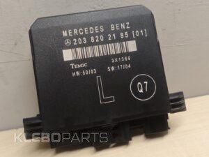 01-07 Mercedes Benz C-Class W203 Door Control Module Rear Left A 2038202185