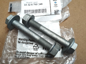 2X BMW X1 X5 X6 X7 Z4 Z8 ALL E SERIES 00+ Knuckle Hub Pinch Bolt Nut 6760346 OEM