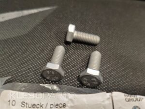 3X GENUINE BMW MINI RR MOTO HEX BOLT M8X20 07119903039 9903039 OEM