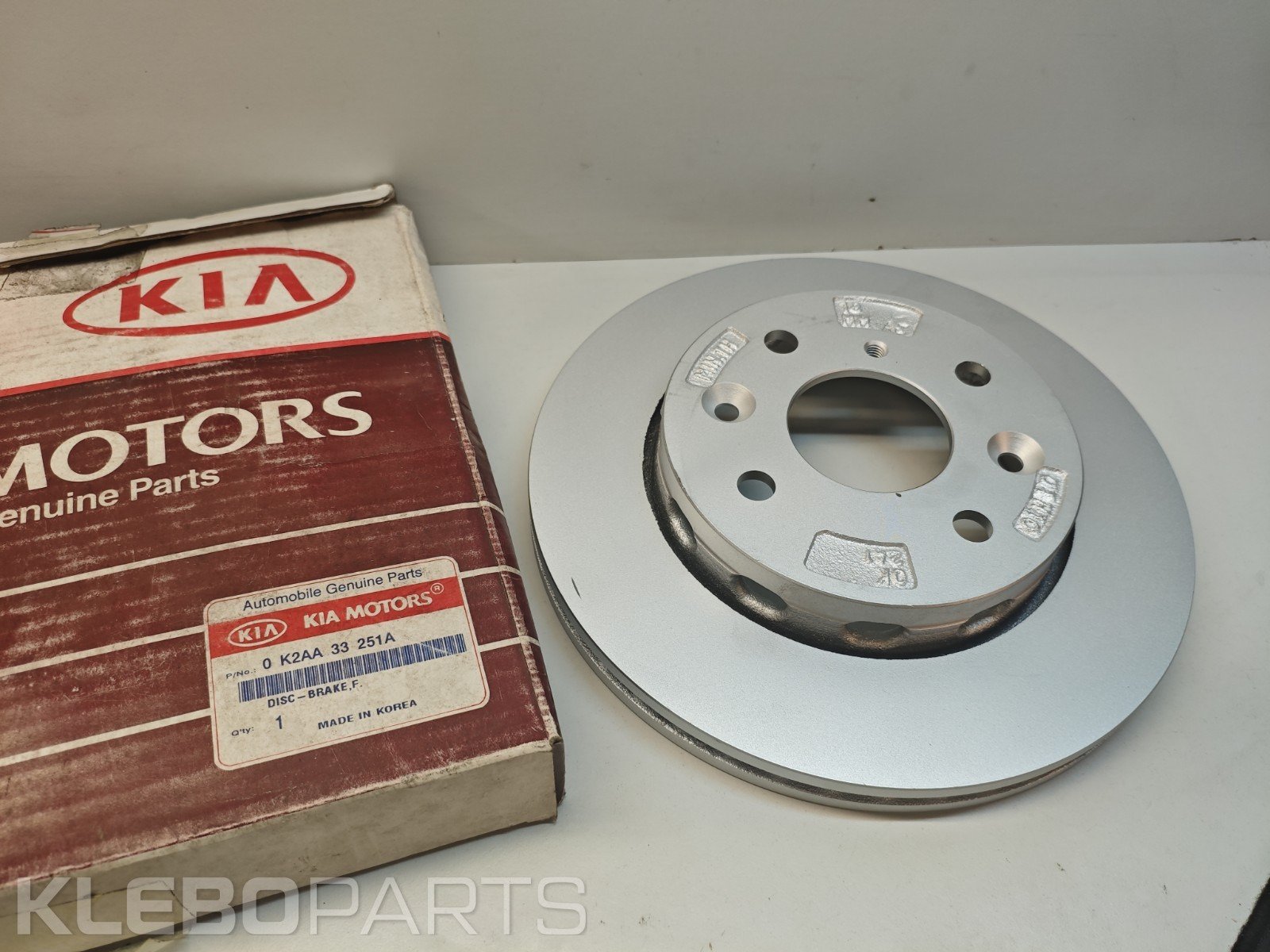 KIA Spectra Sephia Shuma Mentor 1997–2004 priekinis stabdžių diskas 0K2AA33251A 1 KIA Spectra Sephia Shuma Mentor 1997–2004 priekinis stabdžių diskas 0K2AA33251A