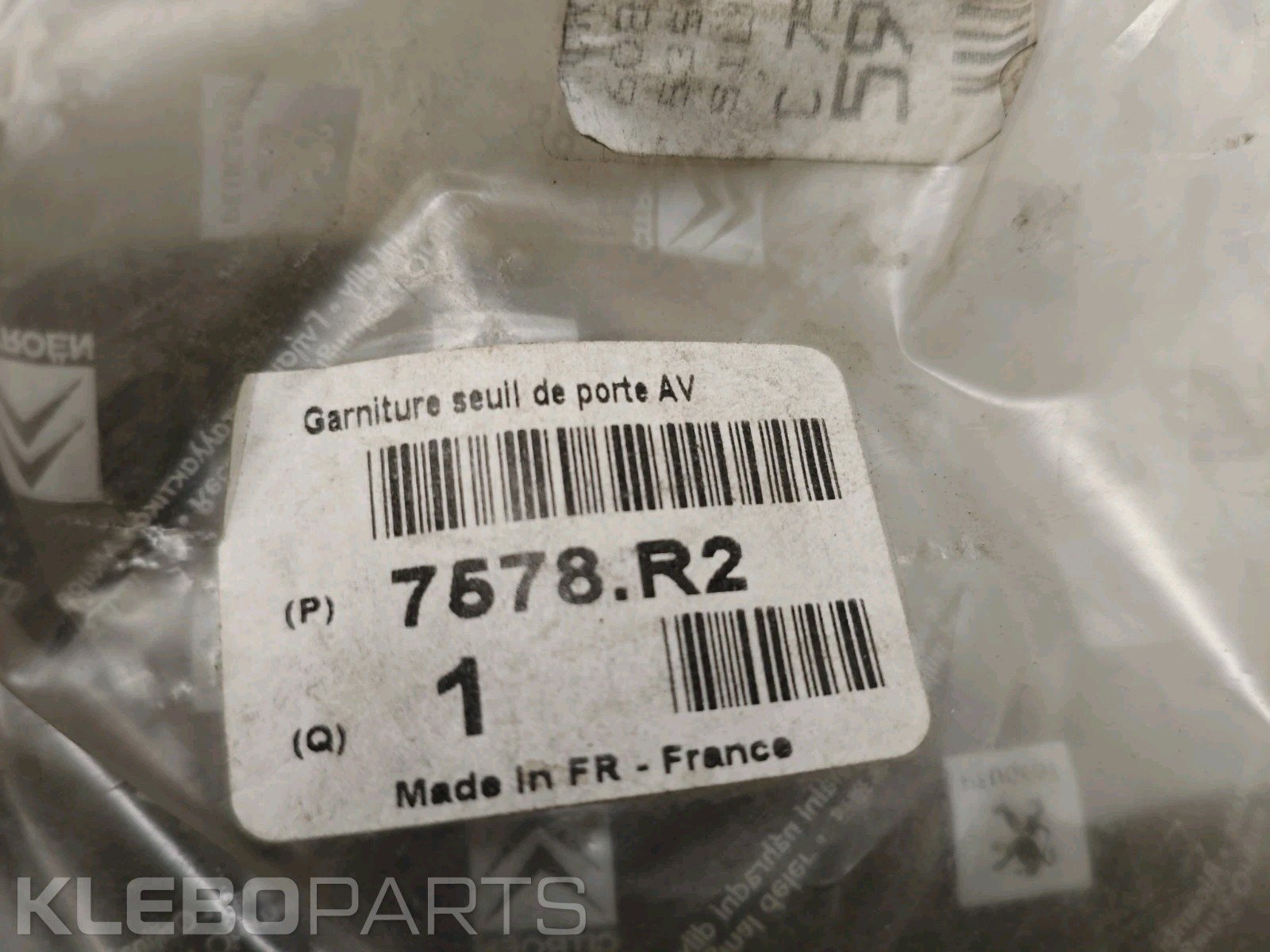 Peugeot Expert Jumpy Scudo 2007–2016 nauja dešinė slenksčio vidaus apdaila 7578R2 13 Peugeot Expert Jumpy Scudo 2007–2016 nauja dešinė slenksčio vidaus apdaila 7578R2 - Image 13